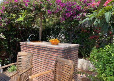 R07 - Outdoor kitchen in the privat garden